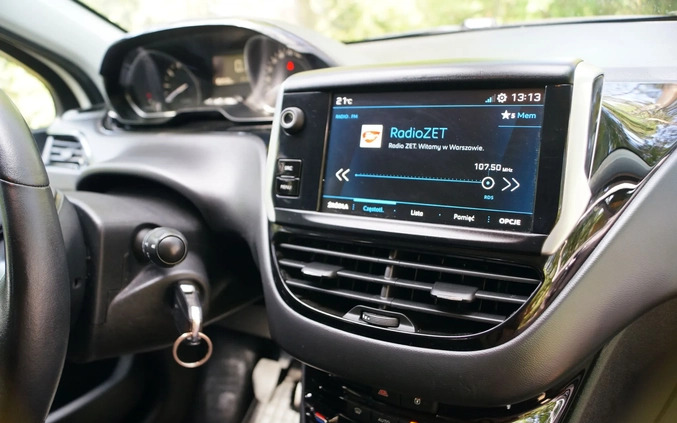 Peugeot 208 cena 35500 przebieg: 100000, rok produkcji 2018 z Warszawa małe 742